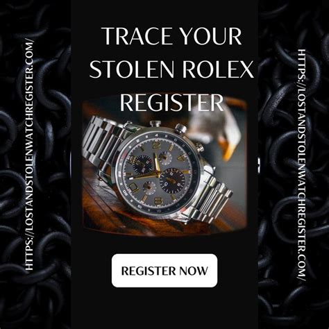 rolex watch register